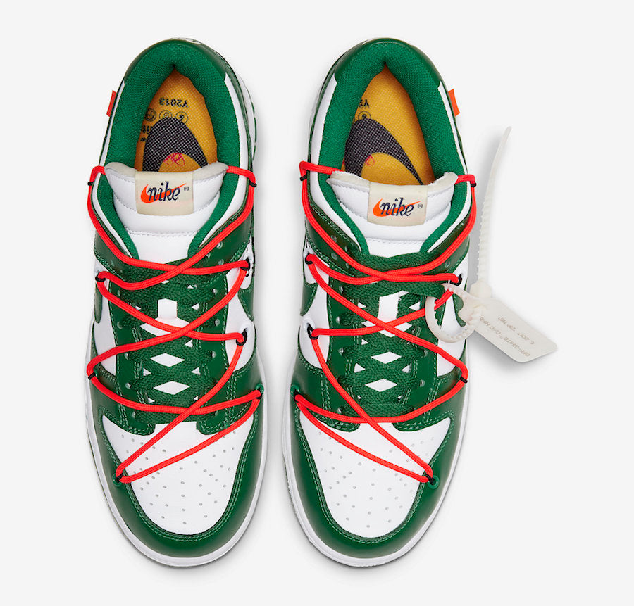Off-White x Nike Dunk Low "Pine Green"