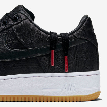 CLOT x Fragment x Nike Air Force 1 Low “Black Silk”