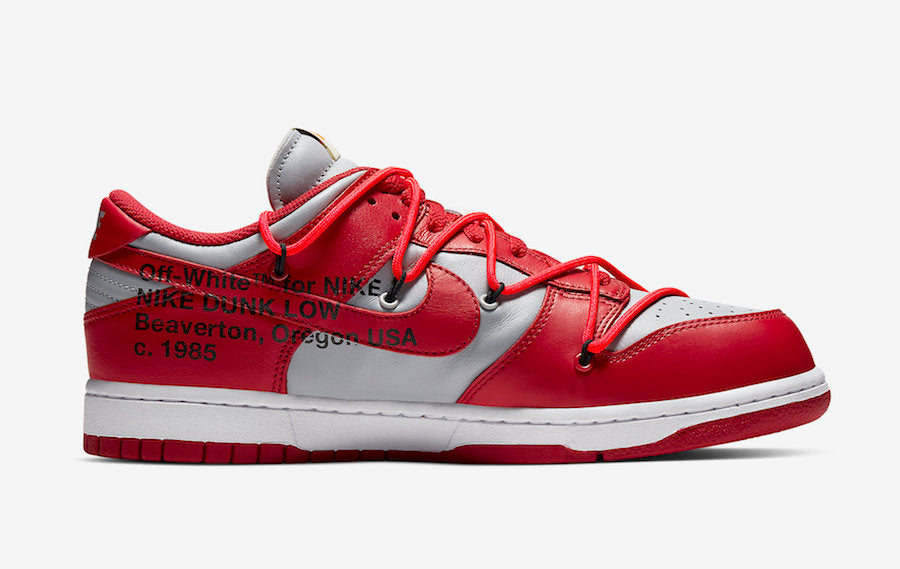 Off-White x Nike Dunk Low “University Red”