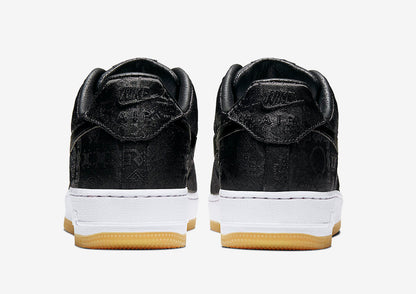 CLOT x Fragment x Nike Air Force 1 Low “Black Silk”