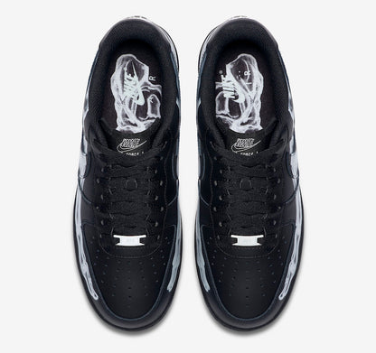 Nike Air Force 1 Low "Skeleton Black"