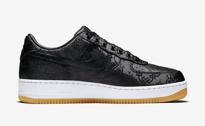 CLOT x Fragment x Nike Air Force 1 Low “Black Silk”