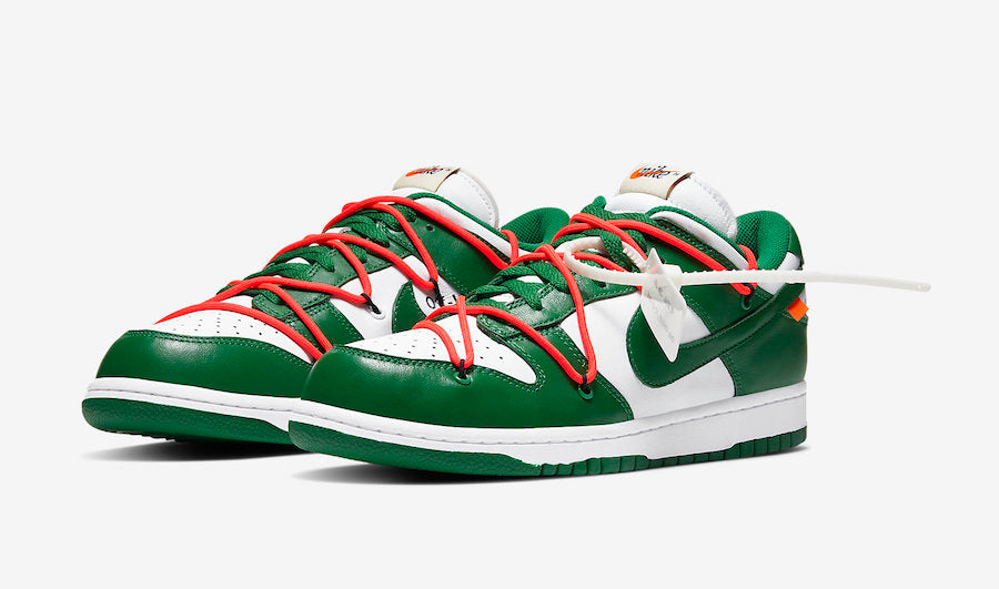 Off-White x Nike Dunk Low "Pine Green"